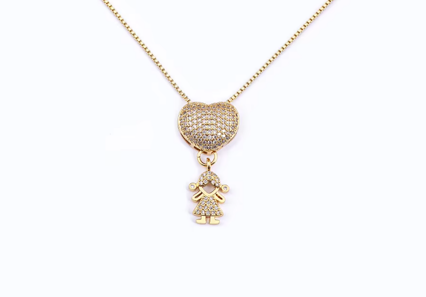Gold 1 Girl Necklace
