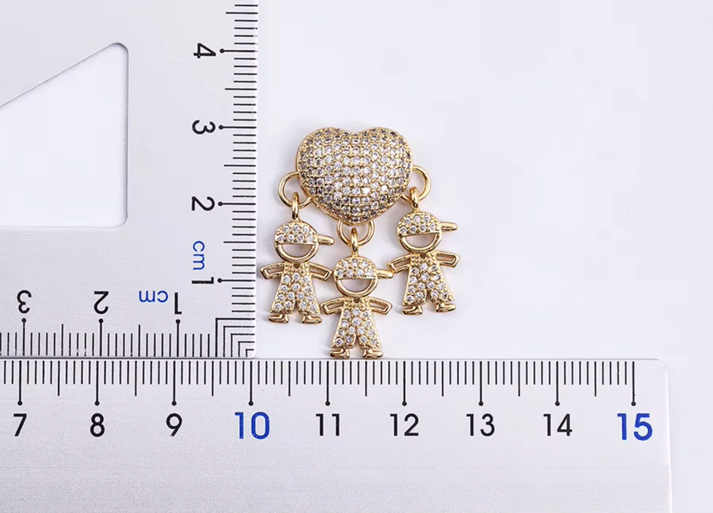 Gold 3 Boys Necklace