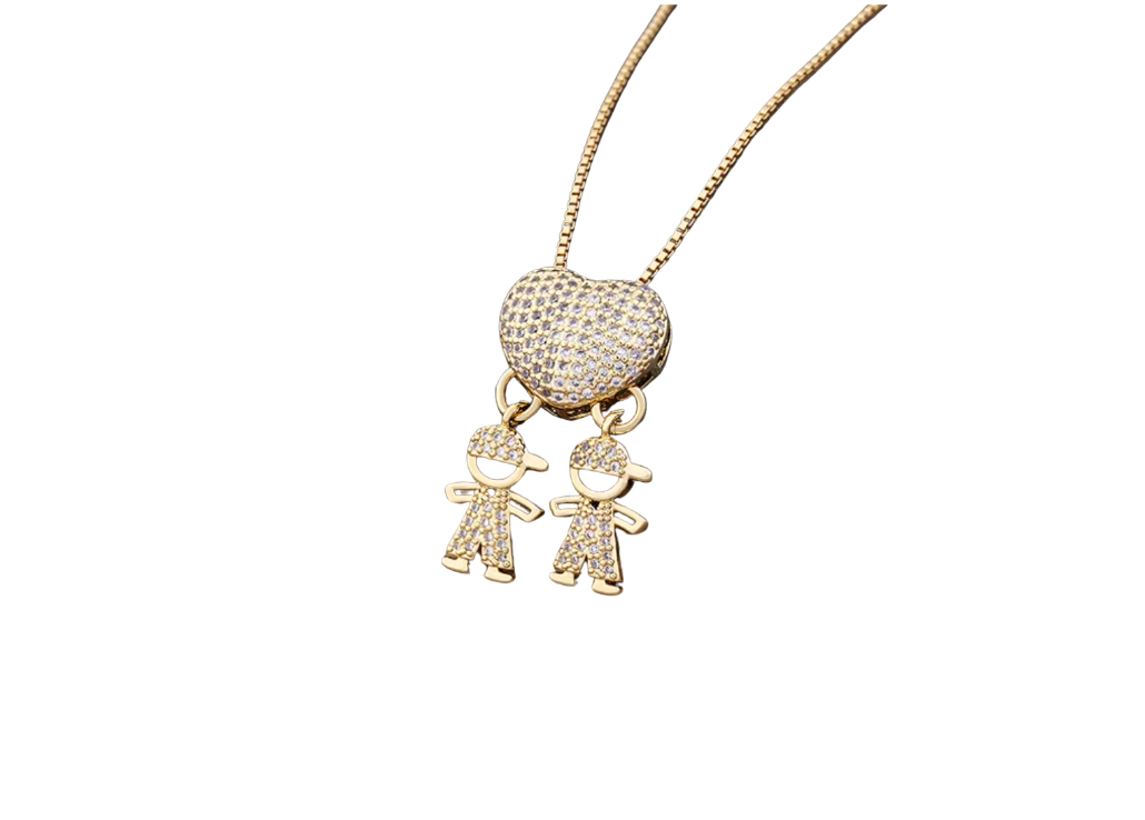 Gold 2 Boys Necklace