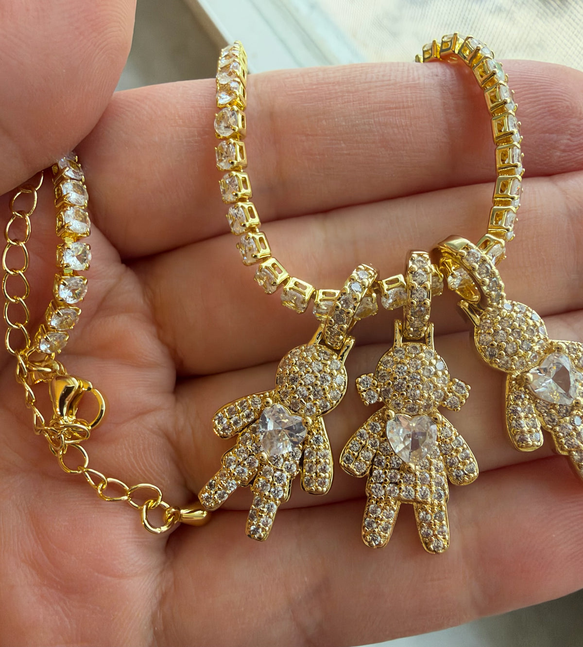 Heartstrings Necklace (2 Boys 1 Girl)