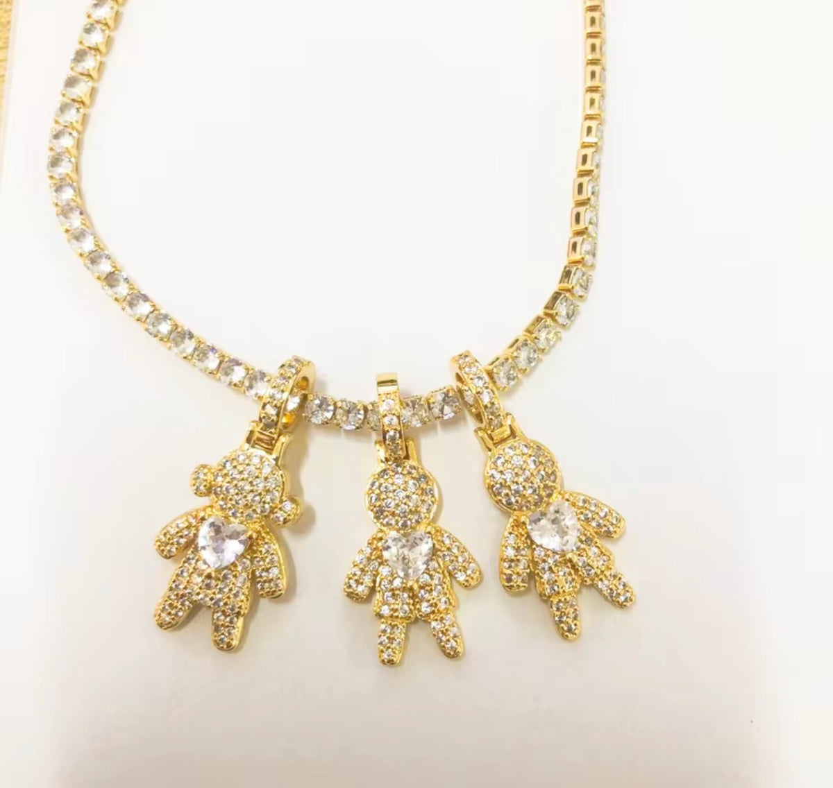 Heartstrings Necklace (2 Boys 1 Girl)