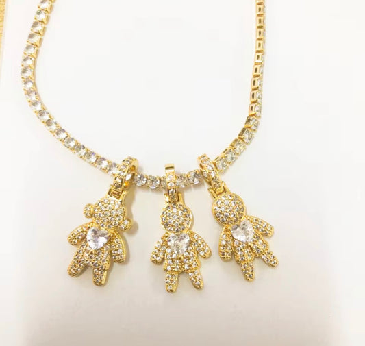 Heartstrings Necklace (2 Boys 1 Girl)